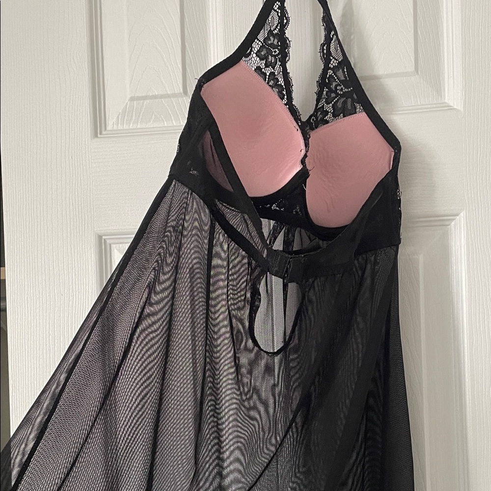 Marilyn Monroe Intimates Black Lace Halter Lingerie - Picture 16 of 16